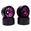4pcs 1.9 Inch RC Wheel Hub RC Accessories Aluminum Alloy Wheel Hub for 1 10 RC Crawler Car Purple