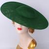 Solid Color Mesh Hat Wide Brim Masquerade Top Hat Fashion Vintage Fascinator Hat  Girl