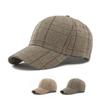 Весенне-осенняя мужская бейсбольная кепка в клетку, женская уличная солнцезащитная шляпа, панамская кепка с хвостиком, шляпы с козырьком