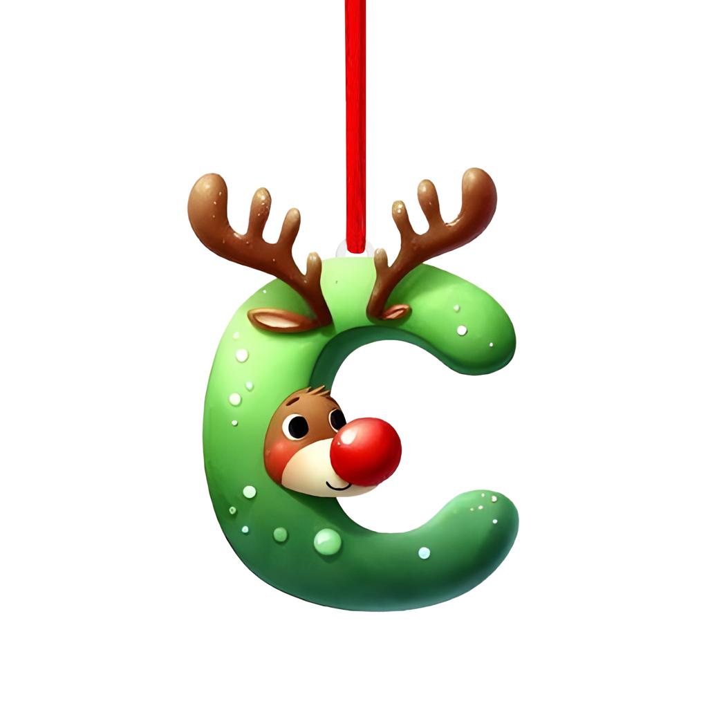 26 Letter,Christmas,Ornaments,Acrylic,1