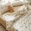 New Cartoon Children's Cotton Summer Cool Quilt Four-Piece Set Soybean Fiber Quilt Core Washable Double Air Conditioning Quilt