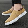 Men Canvas Shoes Fashion Casual Sneakers Black Lace-up Sports Shoes Vulcanized Shoe Lightweight Comforts Flat Shoes Spring