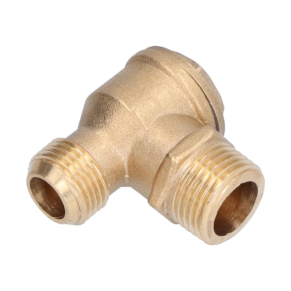 Check Valve TwoWay Brass Corrosion Resistant Replaceable Accessories for Air Compressor