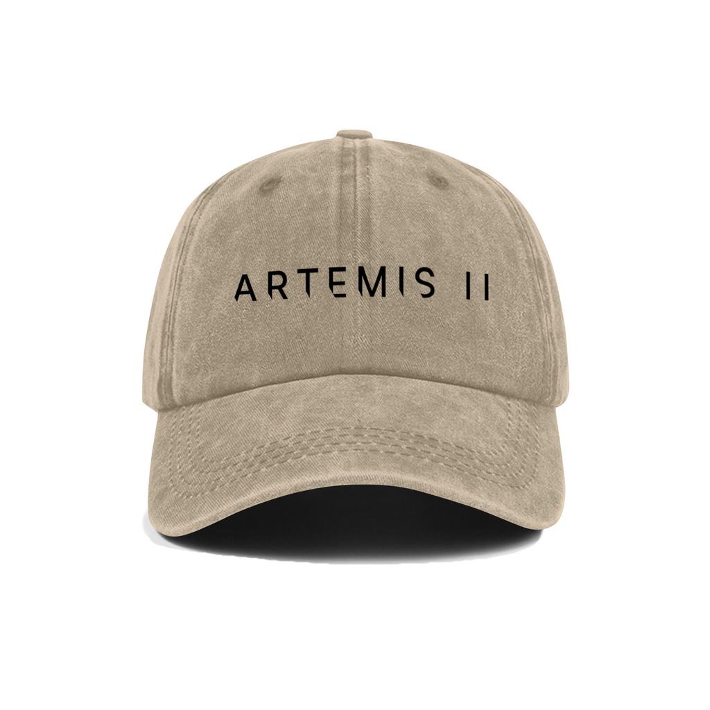 Повседневная Унисекс Регулируемая Бейсболка с Вышитым Дизайном Artemis II Прочная Хлопковая Твил Ткань Структурированный Козырек Низкий Профиль