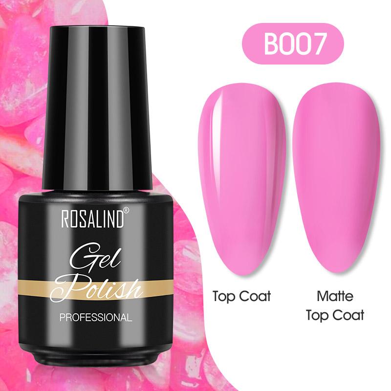 ROSALIND Зимняя серия цветных гель-лаков - Полуперманентное глиттерное покрытие для профессионального использования