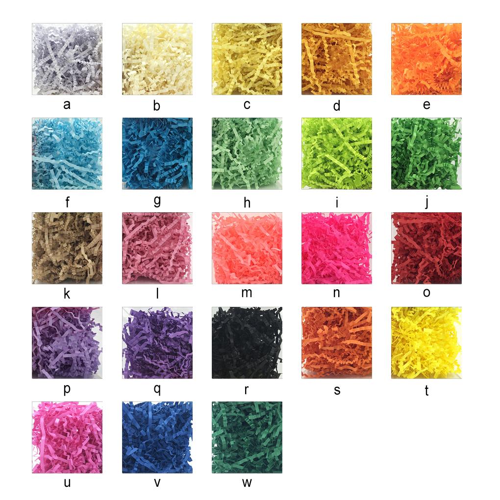 Raffia Grass Recyclable Shredded Paper Stuffing Perfect DIY Confetti Shockproof Filler Packaging Supplies for School Classroom