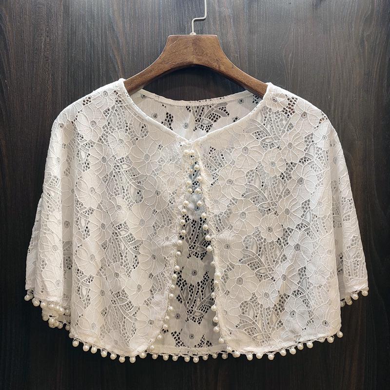 Женское вечернее платье чонсам шаль - Стильный кружевной кардиган для защиты от солнца