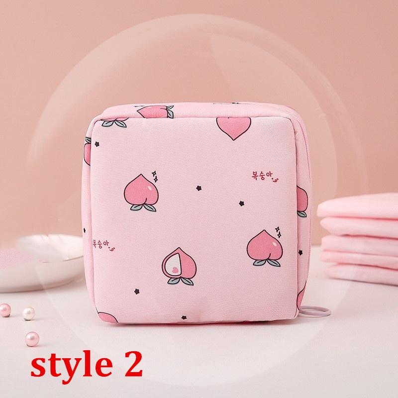 Portable Sanitary Pad Purse Storage Bag Girls Feminine Sanitary Pad Storage Large