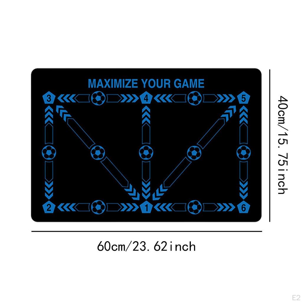 Футбольный коврик для тренировки шагов, тренировочный коврик для ловкости, многоцелевой нескользящий футбольный коврик для ног
