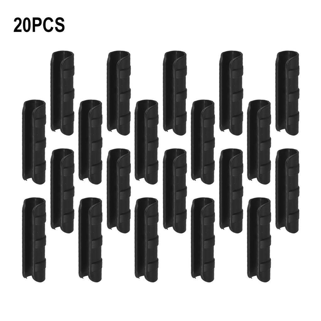 Greenhouse Clips 19mm 20mm 20x Black Clamp Film Clips