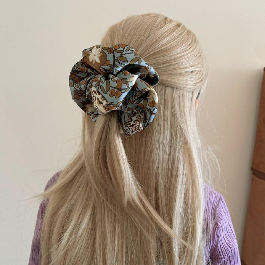 Lady Charm Oversize Hair Band Girl Large Hair Ties Elastic Scrunchies For Women Ponytail Hairstyle Rubber Band Accessories