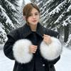 Однотонные манжеты для рукавов Мягкие плюшевые чехлы на рукава Прочные грелки для рук Рукава Девочка