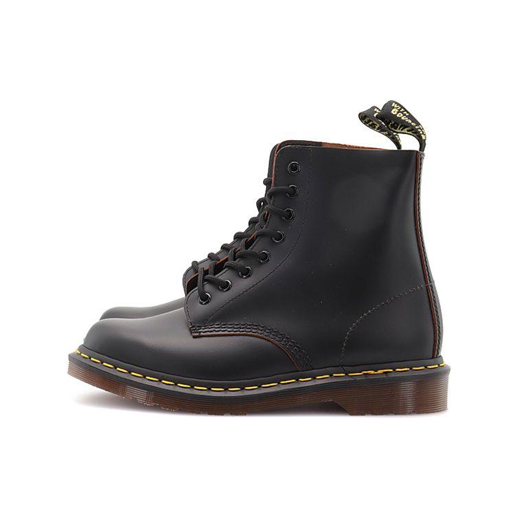 Dr. Martens 1460 Vintage Made In England Lace Up Boot Black Quilon Unisex Sneakers 12308001