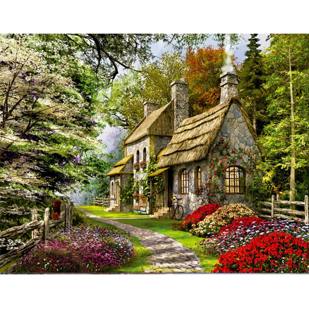 5D алмазная живопись Diy морской пейзаж здание серии полный алмаз ручной работы Алмазная вышивка мозаика узор украшение дома подарок