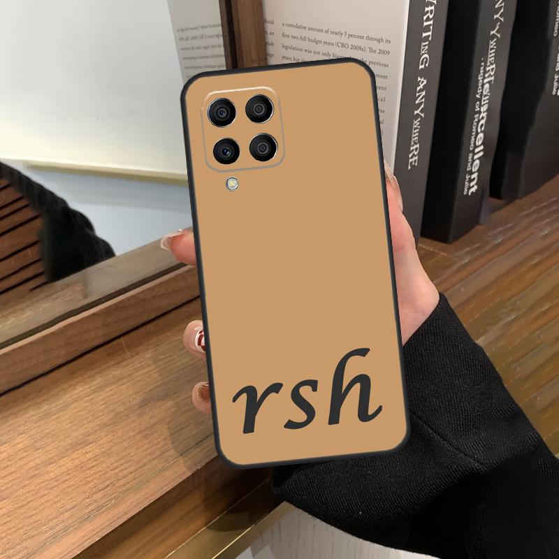 Персонализированный чехол Boho с инициалами для Samsung Galaxy M23 M33 M53 M13 M51 M11 M31s M30s M12 M32 M52 M20 M14 M34 M54