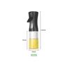 500ml Black Kitchen Oil Bottle Cooking Oil Spray 200ml Pneumatic Spray Bottle Fitness Barbecue Spray Oil Dispenser for Barbecue
