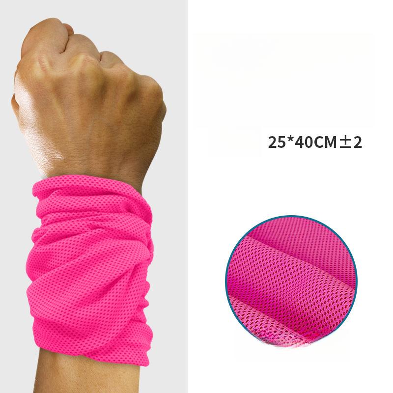 Cooling Wrist Sweat Towel Sports Wrist Support - Lightweight Unisex Sweat-Absorbent for Running Tennis Badminton Fitness