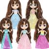 5 Sets Doll Clothes for Blythe Doll Tools Cute Casual Mini Dress Pants Blousers Outfits for 1/6 11.5 Inch Doll Cute Gift Set Girl Toy