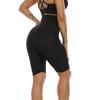 PU термо пот шорты для сауны женские талии тренажер для похудения фитнес формирователи пятые брюки
