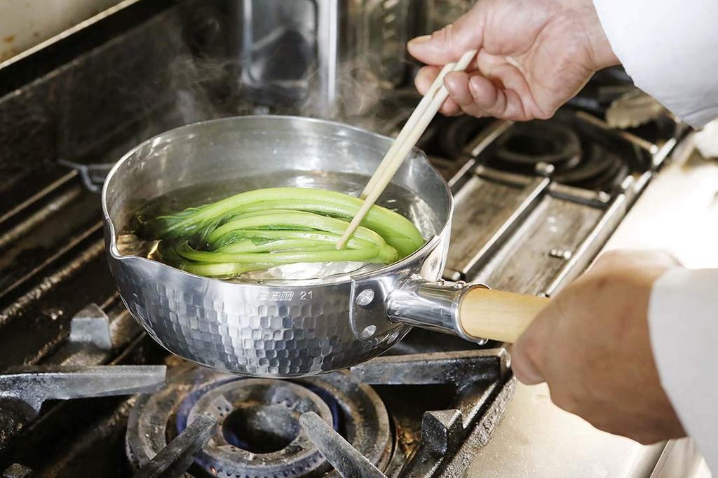 Алюминиевый ковш Юкихира EBM 15 см (Полированная отделка)