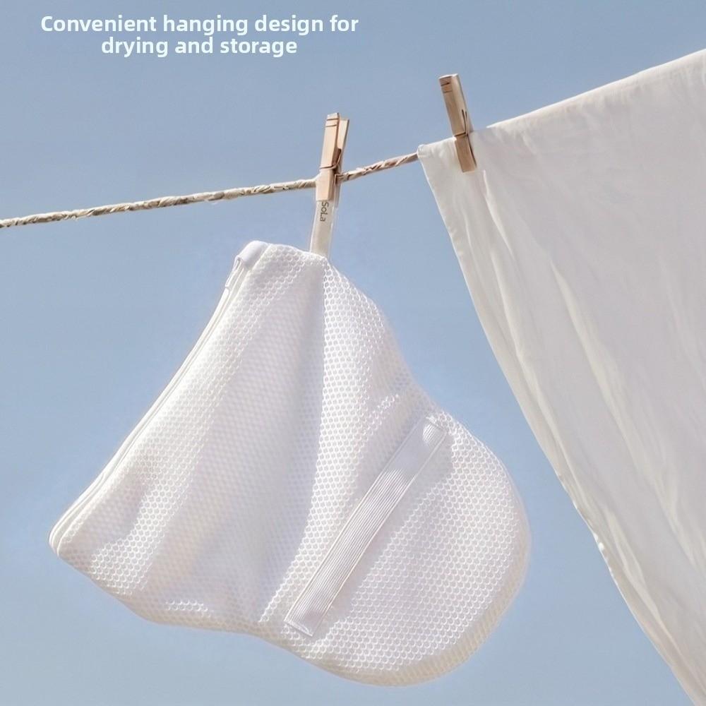 Mesh Structure Hat Washing Protector Anti-Deformation Hat Laundry Bag Hat Cleaning Accessories