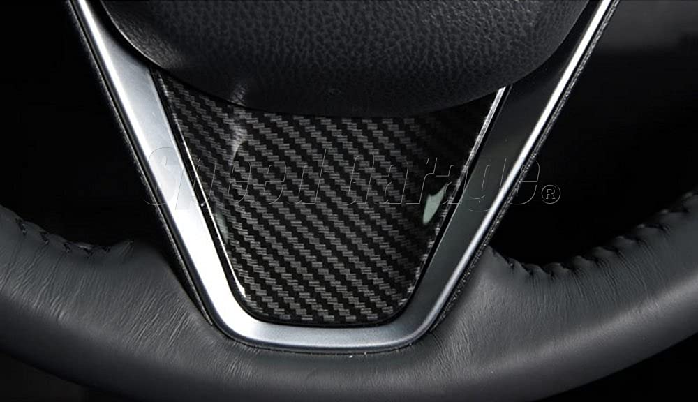 Speed Garage Toyota Camry 70 Series Carbon Fiber Steering Wheel Garnish Cover Panel Frame for Toyota Camry Interior Custom Parts Dress-Up