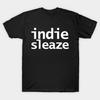 Мужская черная футболка с принтом Indie Sleaze Печать на трансферной бумаге без вырезания Хлопковая футболка