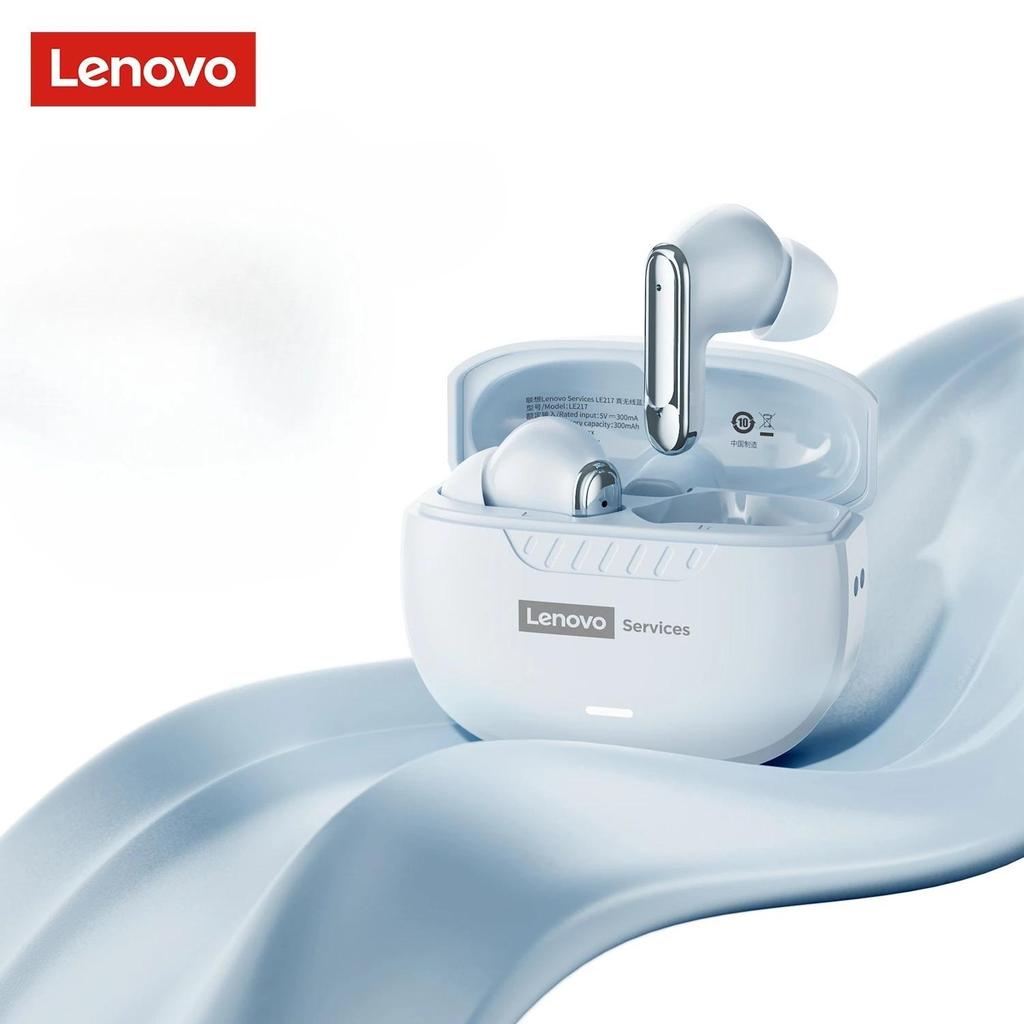 Lenovo LE217 TWS Беспроводные Bluetooth-наушники V6.0, долгое время работы от аккумулятора, игровые, с шумоподавлением, спортивные вкладыши, 3D стереозвук, сверхнизкая задержка 38 мс, гарнитура