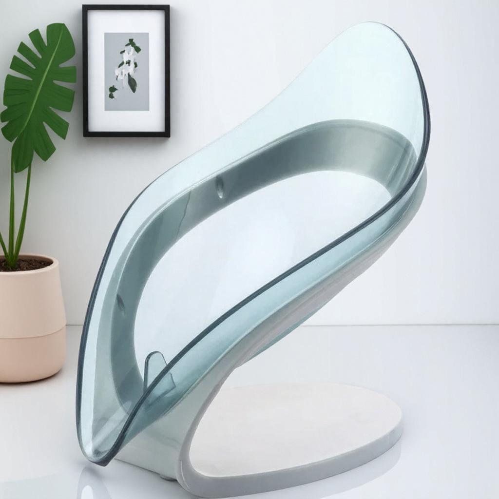 Креативная мыльница в форме листа с присоской, дренажная полка для хранения в ванной и органайзер для стирки