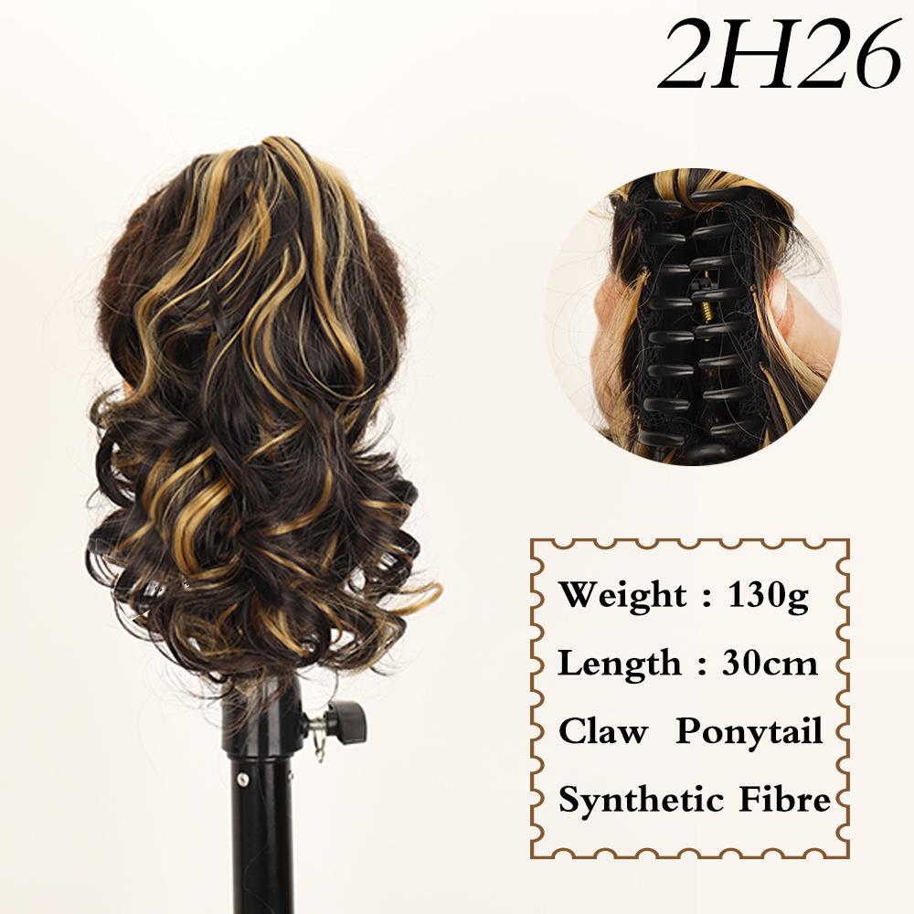 MISS WIG Синтетический хвост с короткими волнами, наращивание волос, светлый хвост для женщин, повседневная вечеринка