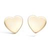 [N5320] - Gold Plated 'Love' Earrings (hearts) - 8x8 Mm