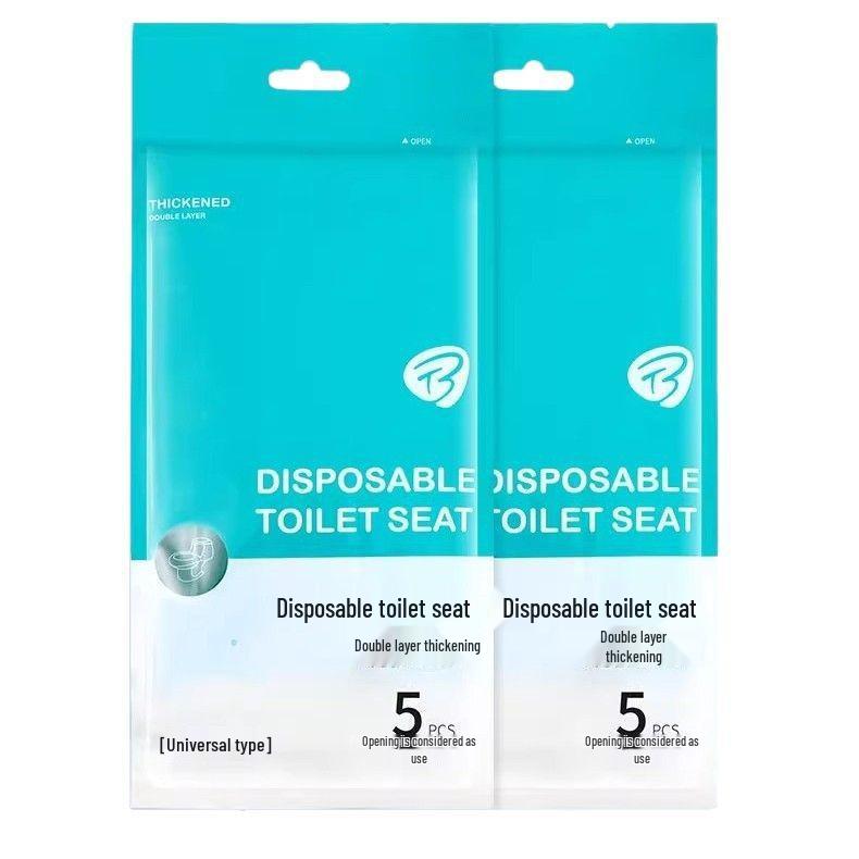 Утолщенные клейкие одноразовые накладки на сиденье унитаза для послеродового периода и путешествий