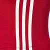 adidas Оригинальный спортивный жилет-поло с тремя полосками, короткая вязка, без рукавов, женские топы KY5695