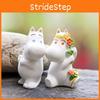 Resin Moomin Micro Garden Scene Hippo With Creative Design For Corporate Gifts And Home Decoration