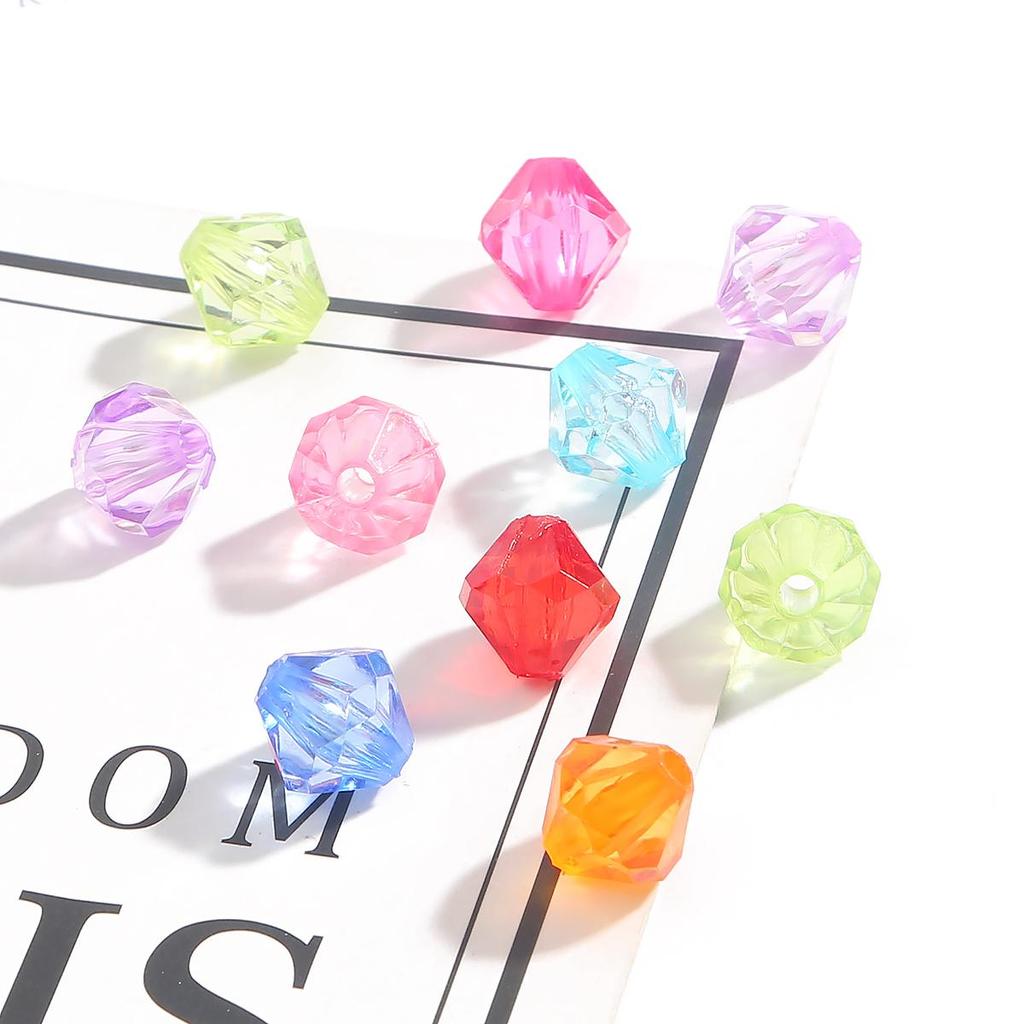 4-10 мм австрийские граненые двухконусные хрустальные акриловые свободные бусины-разделители DIY Изготовление ювелирных изделий