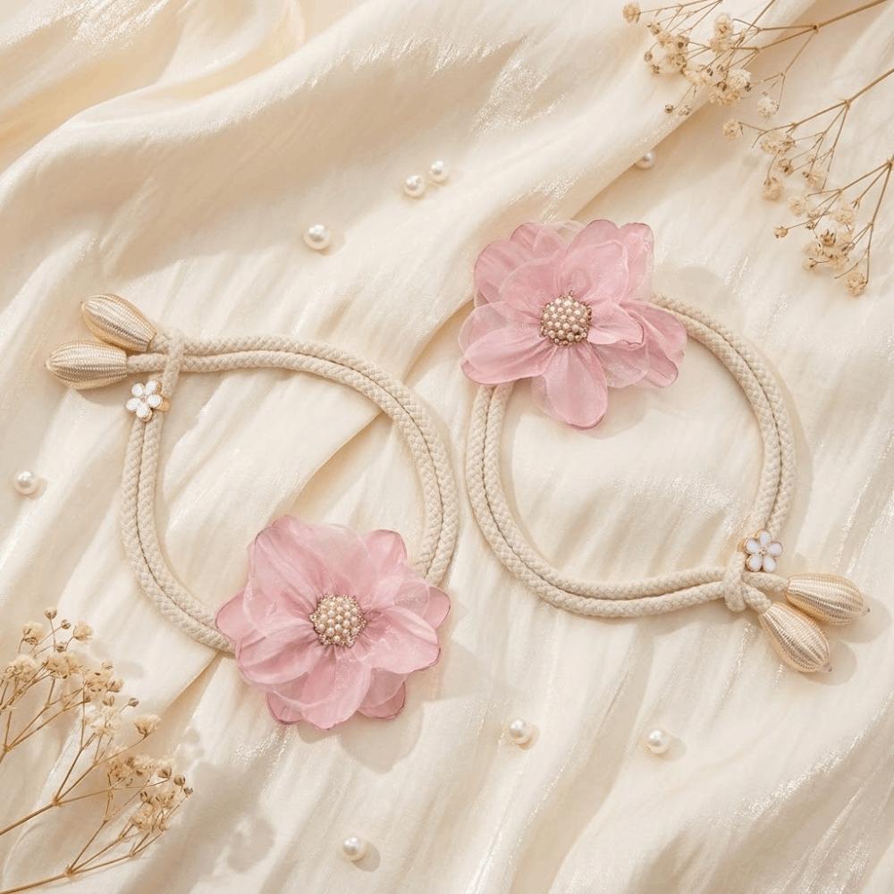 Romantic Flower Window Tiebacks Exquisite Curtain Straps Clips Curtain Tape Wedding