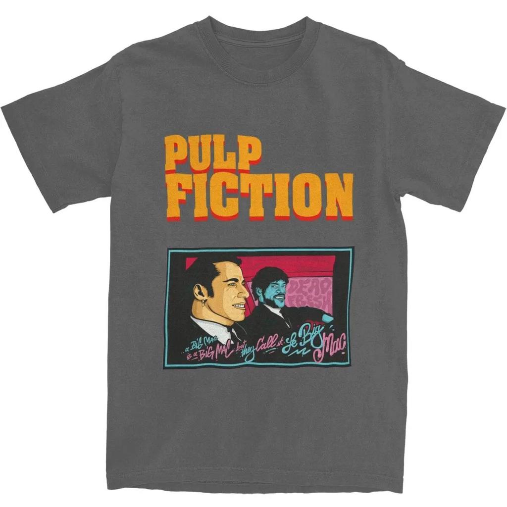 Casual Pulp Fiction Vincent and Jules T-Shirts for Men Women 100% Cotton Tee Shirt Printed Clothes T-Shirts Cotton Gift Clothes