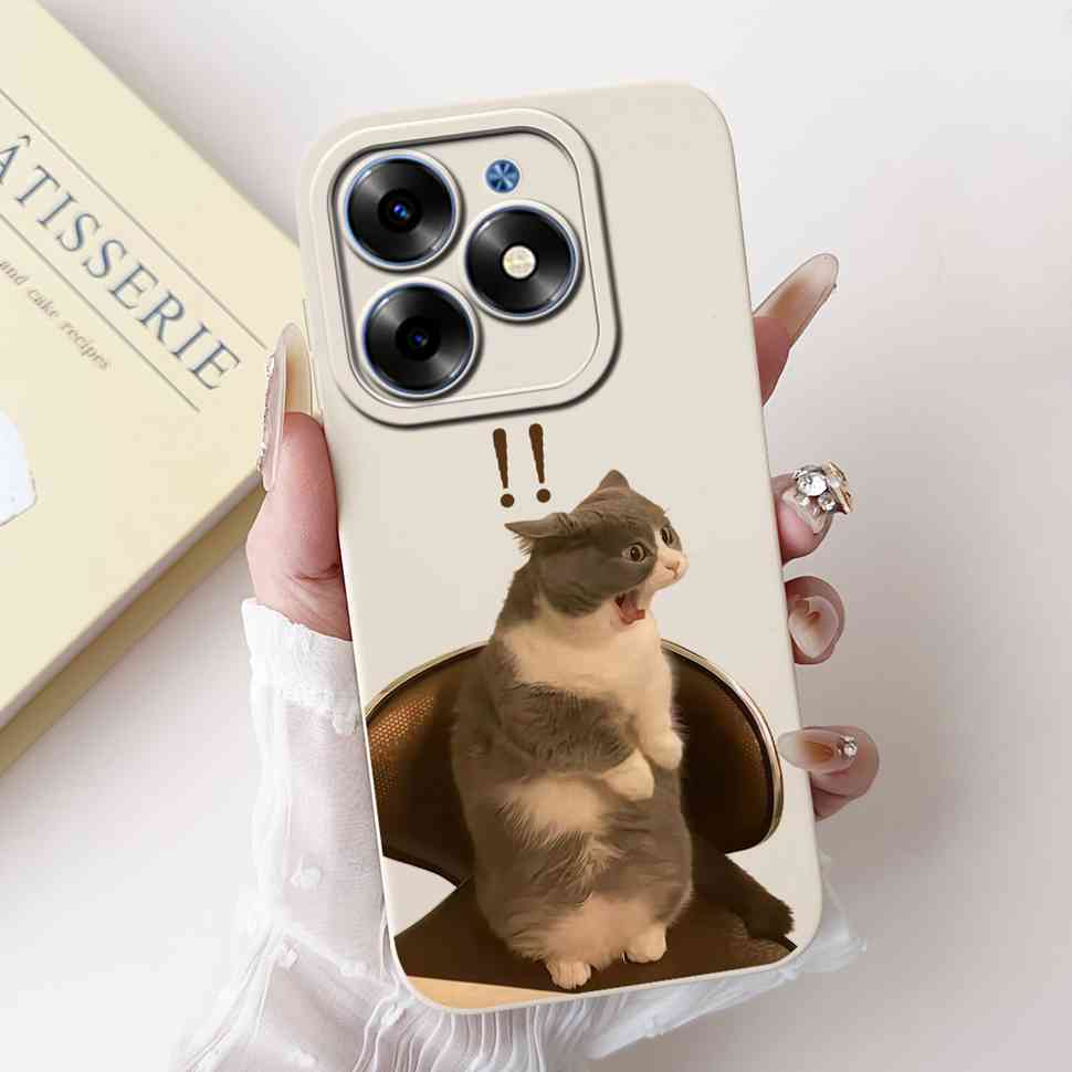 Silicone Casing For Tecno Spark Go 2024 BG6 Cases Soft Shell New Fashion Animal Phone Cover For Tecno SparkGo 2024 Bumper