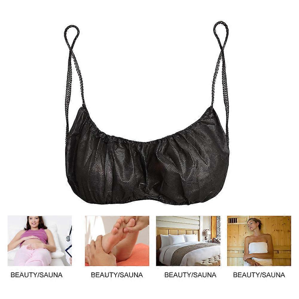 Disposable Bra - Women's Disposable Spa Top Underwear Bra for Spray Tanning, Individually Packaged (White)