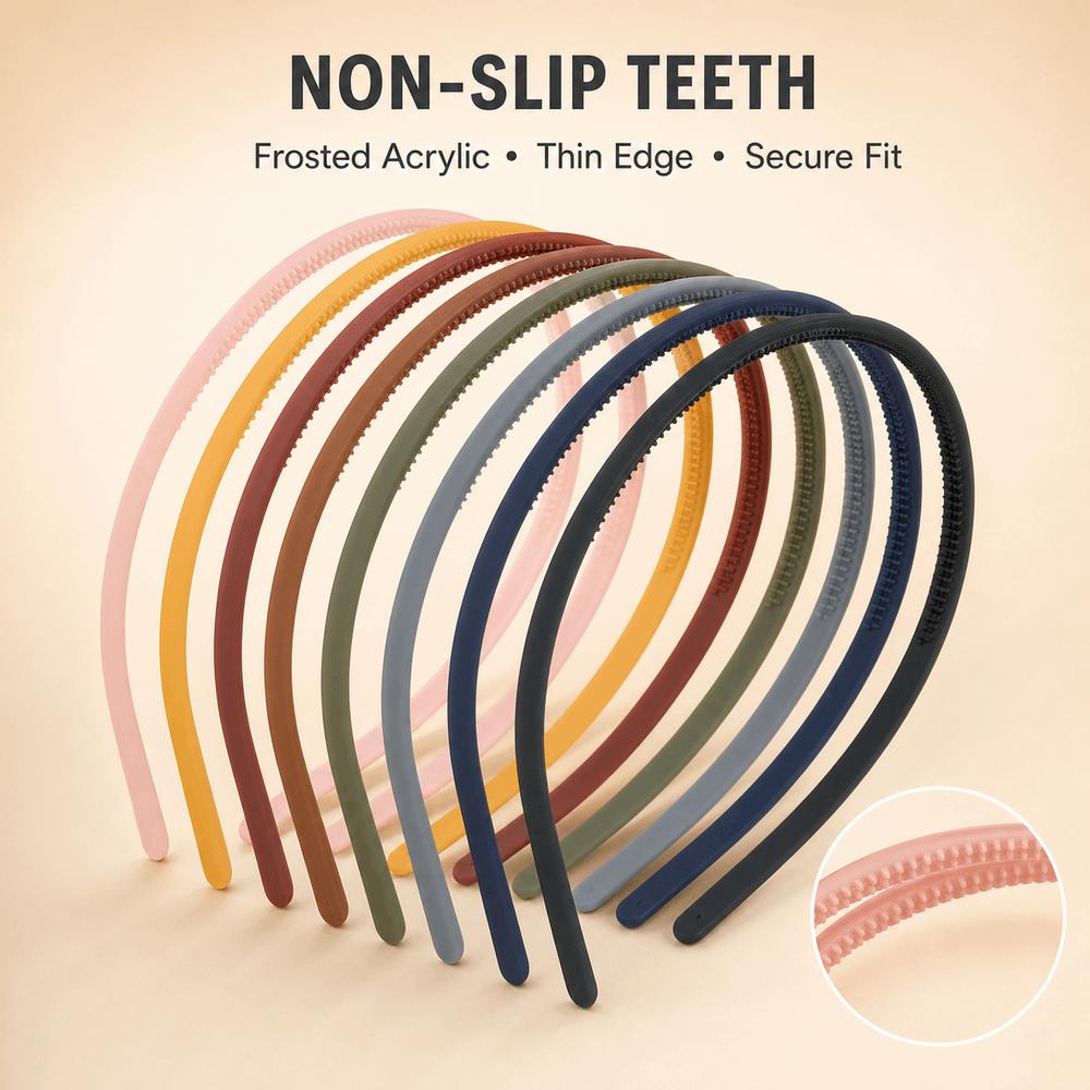 Thin Edge Hair Hoop With Teeth Hair Accessory Gifts Makeup Hair Band Headdress Ornaments