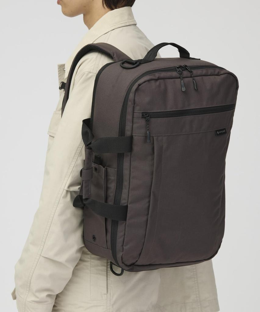 Everyday Use Business Bag Shoulder Dark Brown 28L [Snow Peak] 3-way (Handheld, Bag)