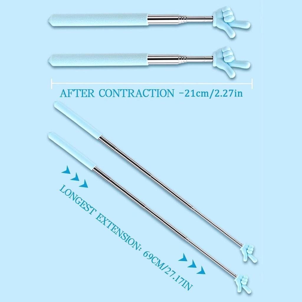 Выдвижные указки для учителей, демонстрационные палочки для классов, пальчиковые дубинки, игрушки для раннего развития, творческие учебные принадлежности и игровые игрушки(1шт)