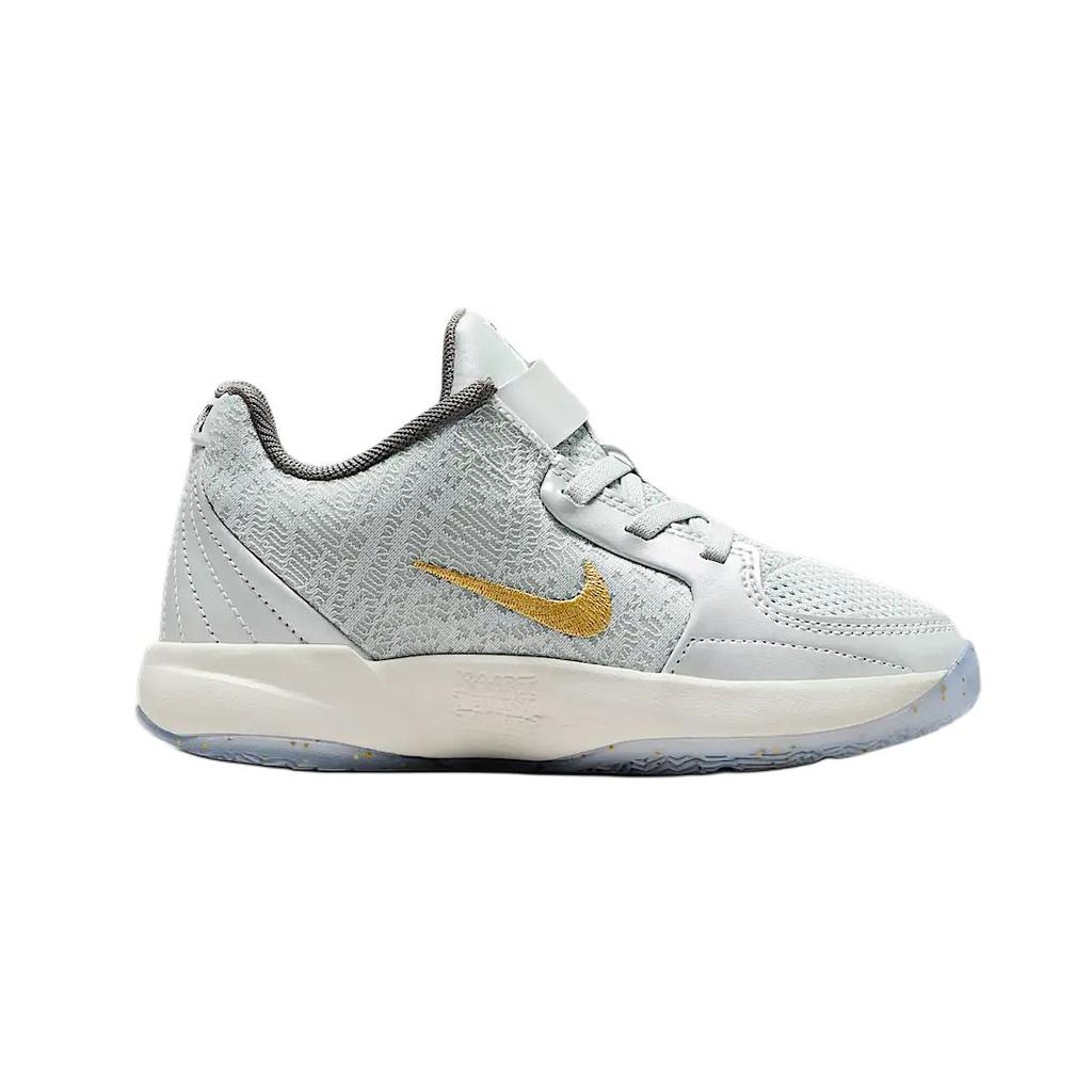 Nike Ja 2 Slip Resistant Abrasion Resistant Low top Children's Basketball Shoes White Children Aged 3 7 Years Old IB7252-002