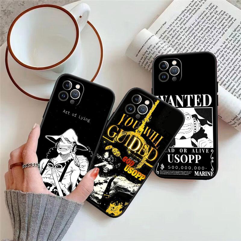 TR26 One Piece GOD Usopp Case for Samsung Galaxy A11 A12 A13 A15 A52S A53 A55 A56 A70 A71 A72 A73 F06 F16 F56 S10 Plus S10e