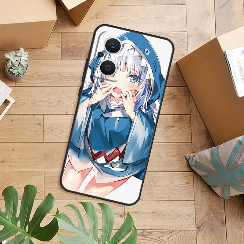 Anime Hololive Gawr Gura Phone Case For OPPO Reno 14 13 12 11 F 10 Pro 8T 7 8 Lite OPPO Find X8 X6 X5 X9 Pro Cover