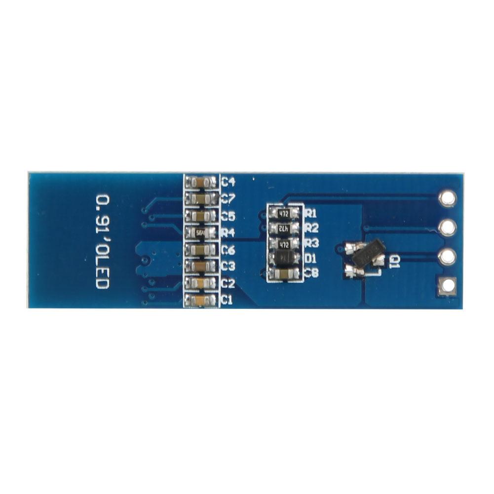 0.91in Display Module IIC Interface 128x32 WhiteCelsiusBlue Display Module 3.3.5V