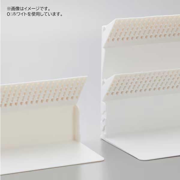 LIHIT LAB Book Stand, A4 Size, White, A-3577-0, Holds Even a Single Book, 3-Pack