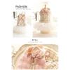 Dog Clothes Autumn and Winter Clothes Cat Princess Tutu Skirt Woolen Pearl Small Dog Pet Dog Dress Cat Mesh Skirt Dog Clothes