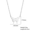 Cute Butterfly Necklace for Women Charms Choker Party Stainless Steel Jewelry Gift