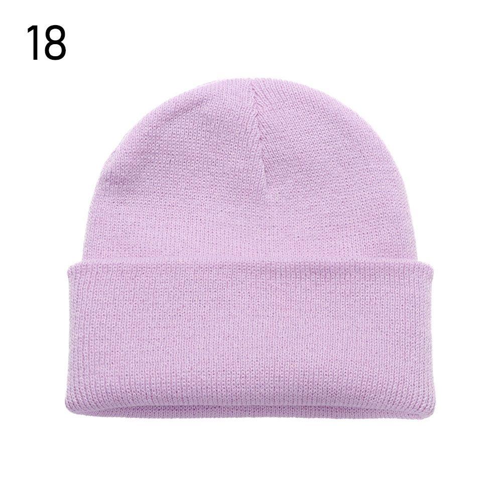 Ladies Casual Cap Woman/Men Female Beanie Caps Winter Autumn Hats Knitted Beanies Warmer Bonnet